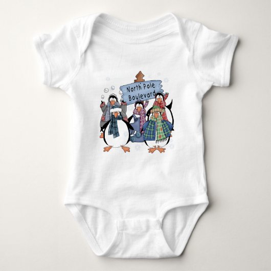 Noordpool Pinguïns Tshirts en geschenken (Voorkant)
