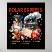 Noordpool Polar Express gelooft in trein Poster (Voorkant)