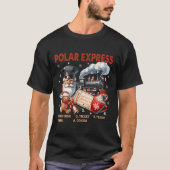 Noordpool Polar Express gelooft in trein T-shirt (Voorkant)