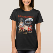 Noordpool Polar Express gelooft in trein T-shirt (Voorkant)