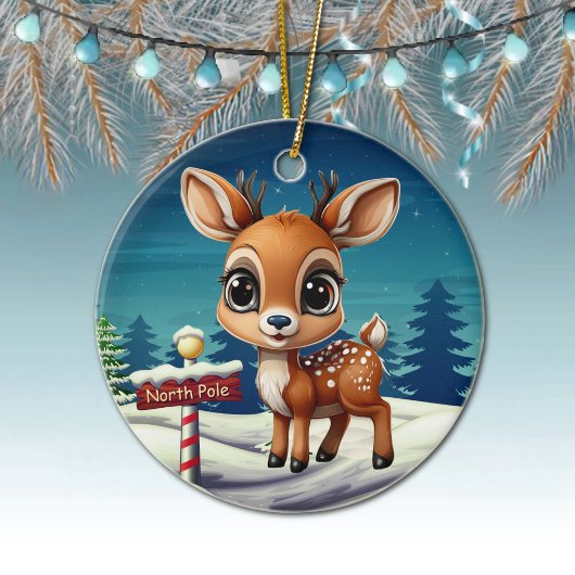 Noordpool rendier speelse karakter decoratie 🎄🦌