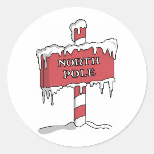 Noordpool Ronde Sticker