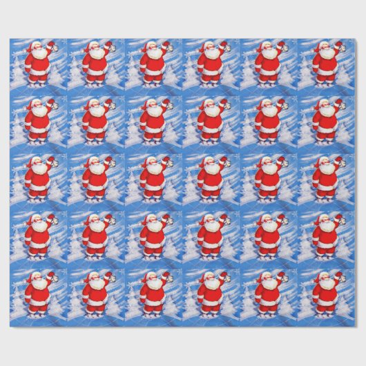 Noordpool Santa Cadeaupapier (Vlak)