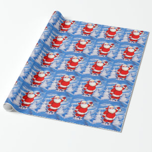 Noordpool Santa Cadeaupapier