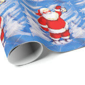 Noordpool Santa Cadeaupapier (Rol Hoek)