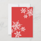 Noordpool Santa Christmas Baby shower Bedankkaart (Achterkant)