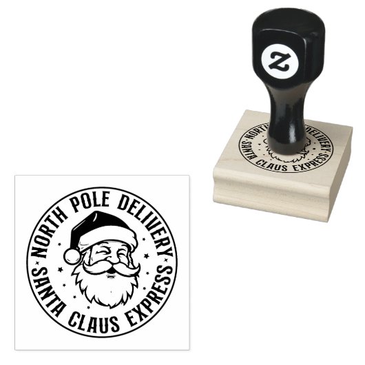 Noordpool Santa Claus Express Speciale levering Rubberstempel (Gestempeld)