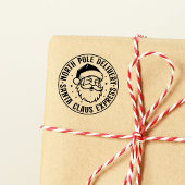 Noordpool Santa Claus Express Speciale levering Rubberstempel