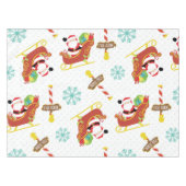 Noordpool Santa Claus Holiday Tablecloth Tafelkleed (Voorkant (Horizontaal))