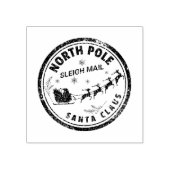 Noordpool Santa Claus Sleigh Mail Rubberstempel (Afrduk)