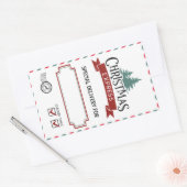 Noordpool Santa Levering Kerstcadeau Label Kinder (Envelop)