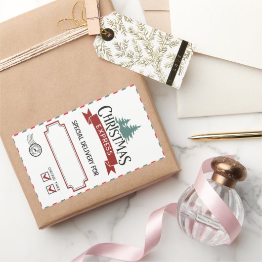 Noordpool Santa Levering Kerstcadeau Label Kinder (Geschenken)