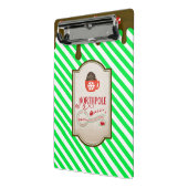 Noordpool Santa Shop Grappige Kerst Elf Gemaakt Mini Klembord (Angled2)