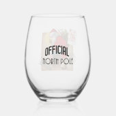 Noordpool  Santa Stemless wijnglas Wijnglas Zonder Voet (Achterkant)