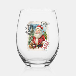 Noordpool  Santa Stemless wijnglas Wijnglas Zonder Voet