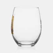 Noordpool Santa Stemless wijnglas Zonder Voet (Links)