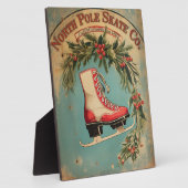 Noordpool Schaats Co.  teken Fotoplaat (Zijkant)