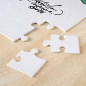 Noordpool Sneeuwman Draak Pinguïn Kerstmis Legpuzzel (Zijkant)