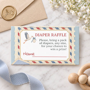 Noordpool Speciale Levering Baby Shower Luier Informatiekaartje