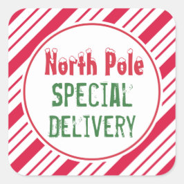 Noordpool Speciale Levering Kerst Cadeautags Vierkante Sticker