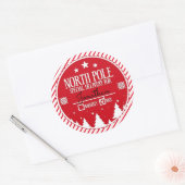 Noordpool Speciale levering Kerstmis Groot Ronde Sticker (Envelop)