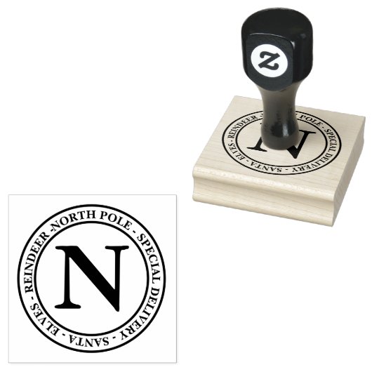 Noordpool Speciale levering Kerstmis Rubberstempel (Gestempeld)