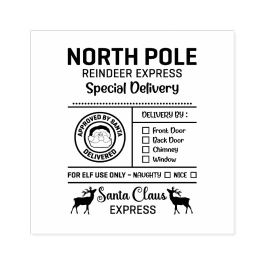 Noordpool Speciale Levering Rubberstempel (Afrduk)