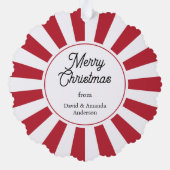 Noordpool Speciale levering Rudolph Kerstmis Ornament Kaart (Achterkant)