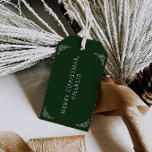 Noordpool Speciale levering Santa Green Kerstmis Cadeaulabel