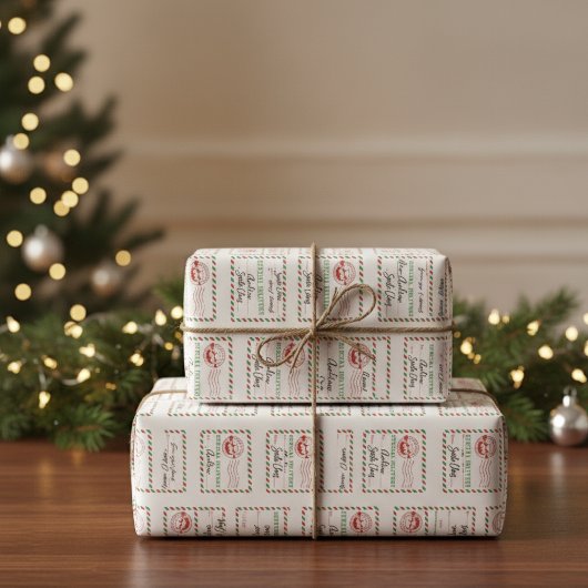 Noordpool speciale levering van Santa Cadeaupapier