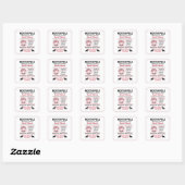 Noordpool Speciale Levering Vierkante Sticker (Vel)