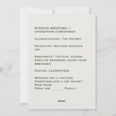 Noordpool Speciale Operaties Kerstkaart (Achterkant)