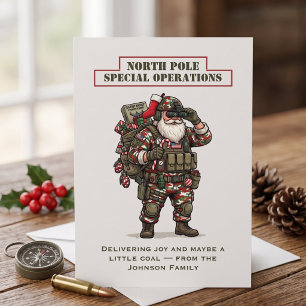 Noordpool Speciale Operaties Kerstkaart