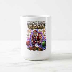 Noordpool Spier Funny Kerst Gym T-shirt Koffiemok