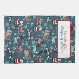 Noordpool Spirit - Feestelijke Kerstman Theedoek