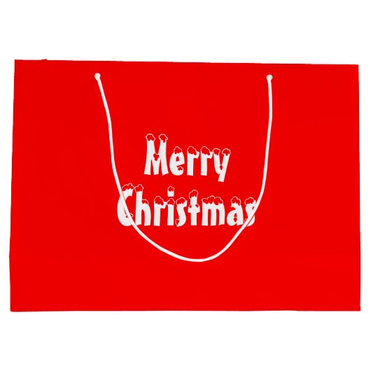 Noordpool stempel niet openen tot Kerstmis Groot Cadeauzakje (Achterkant)