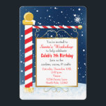 Noordpool tekent uitnodiging voor kerstfeest<br><div class="desc">Noordpool tekent uitnodiging voor kerstfeest. Aanpassen voor elk evenement.</div>