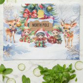 Noordpool Theedoek (Gevouwen)