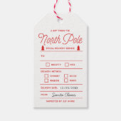 Noordpool | Vakantiestische Labels Cadeaulabel (Voorkant)