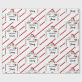 Noordpool van Santa Special Delivery voor kinderen Cadeaupapier (Vlak)