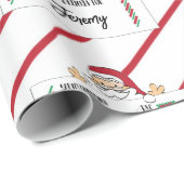 Noordpool van Santa Special Delivery voor kinderen Cadeaupapier (Rol Hoek)