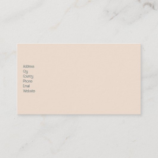 Noordpool Visitekaartje (Achterkant)