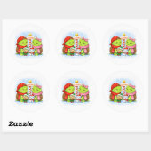 Noordpool Vrienden Ronde Sticker (Vel)