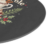 Noordpool warme cacao geserveerd dagelijkse kerst snijplank (Hoek)