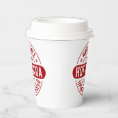 Noordpool warme cacao Kerstmis Papieren Bekers (Rechts)