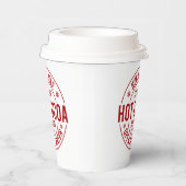 Noordpool warme cacao Kerstmis Papieren Bekers (Rechts)