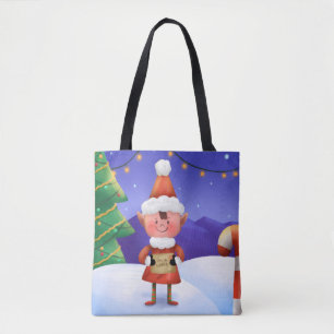 Noordpool Wensen Elf Boodschappentas Tote Bag