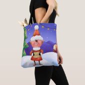 Noordpool Wensen Elf Boodschappentas Tote Bag (Dichtbij)