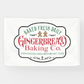 Noordpoolbroedmachine voor kerstmis spandoek (Horizontaal)