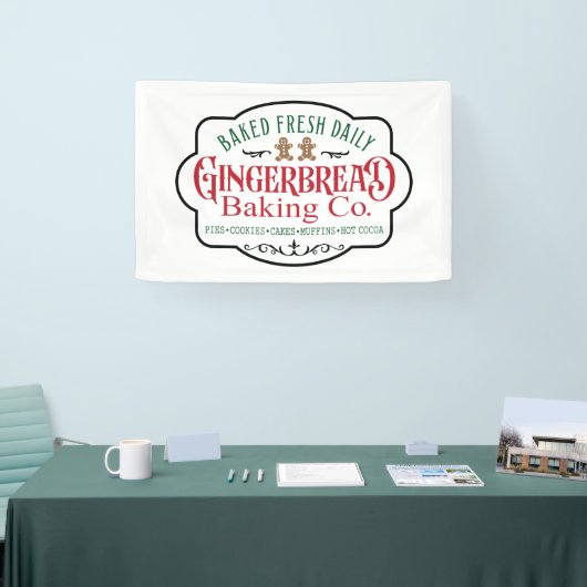 Noordpoolbroedmachine voor kerstmis spandoek (Beurs)